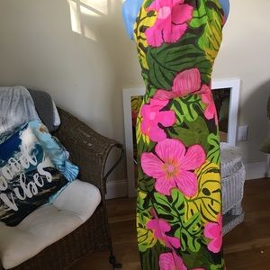 Vintage 2 piece crop and skirt set